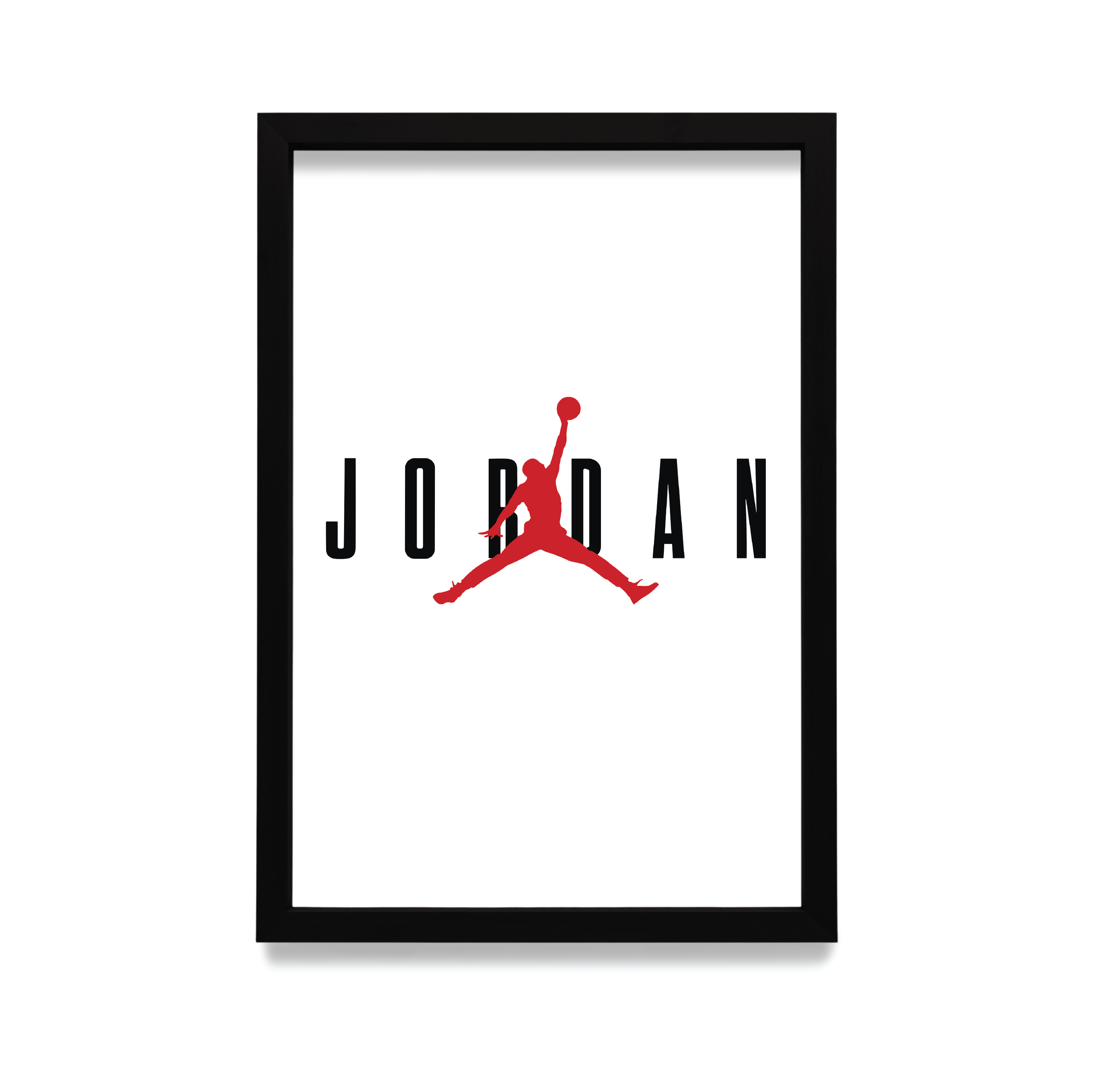 Plakat Jordan w czarnej ramie