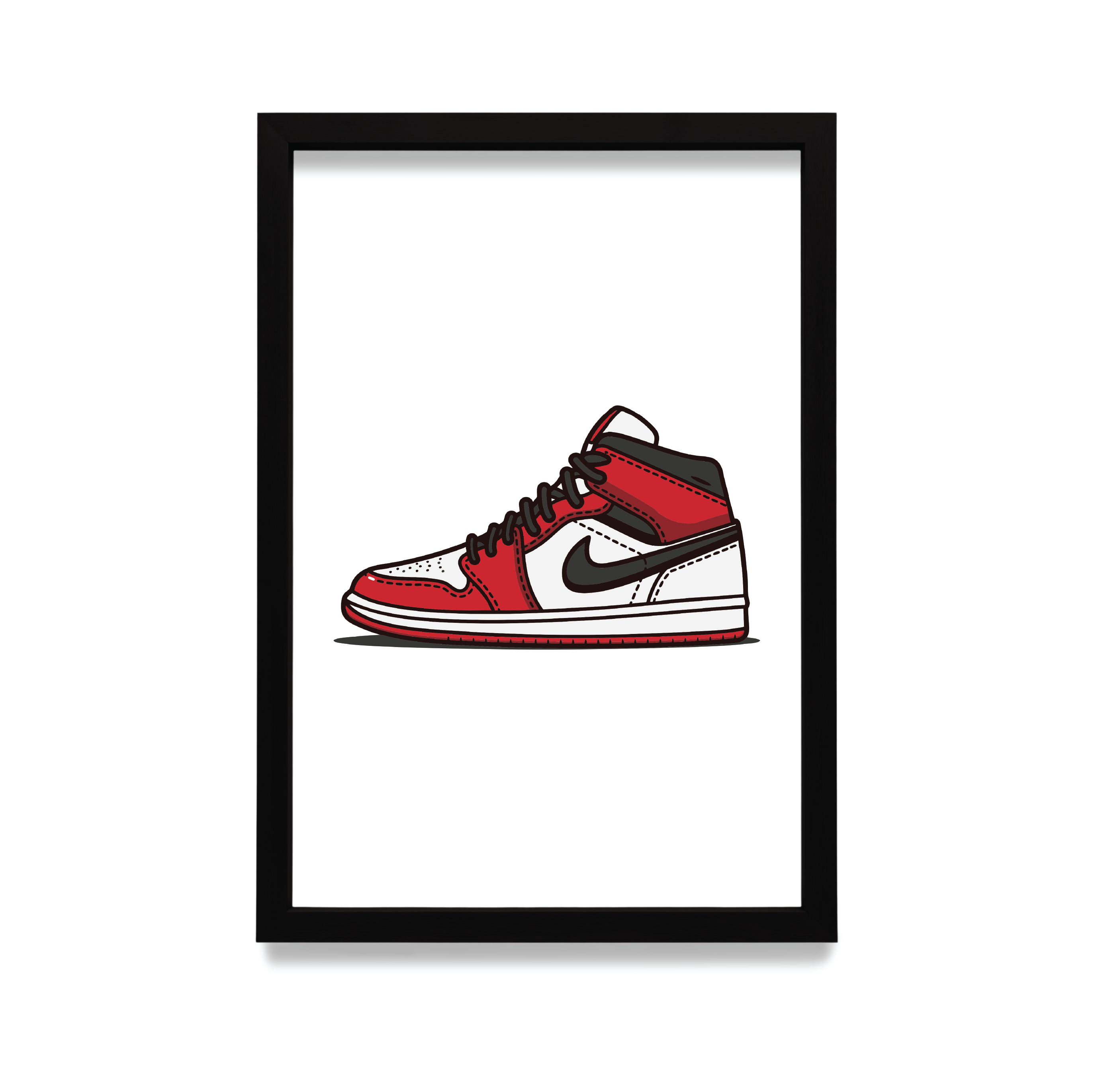 Plakat Nike Jordan w czarnej ramie