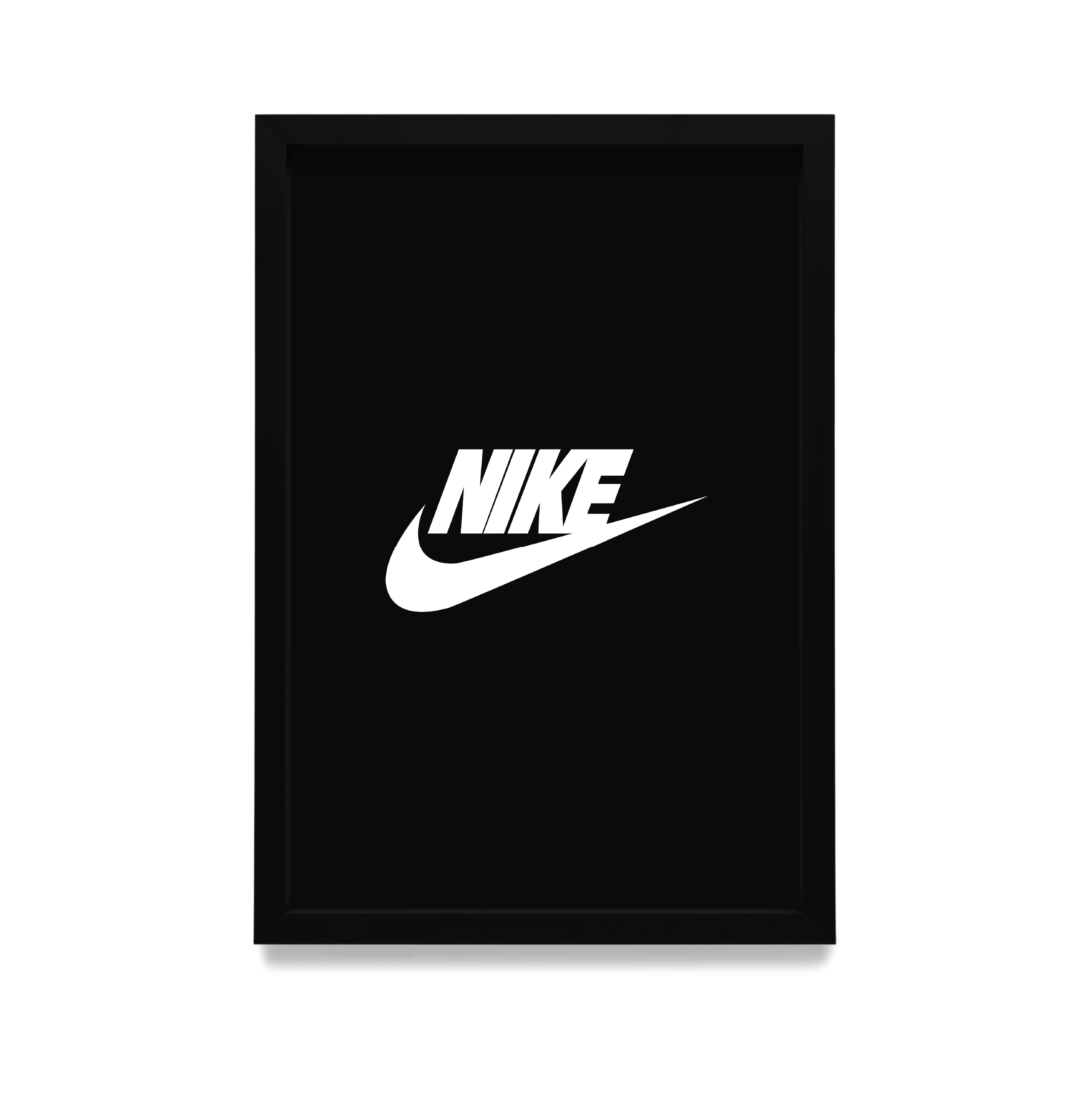 Plakat Nike w czarnej ramie