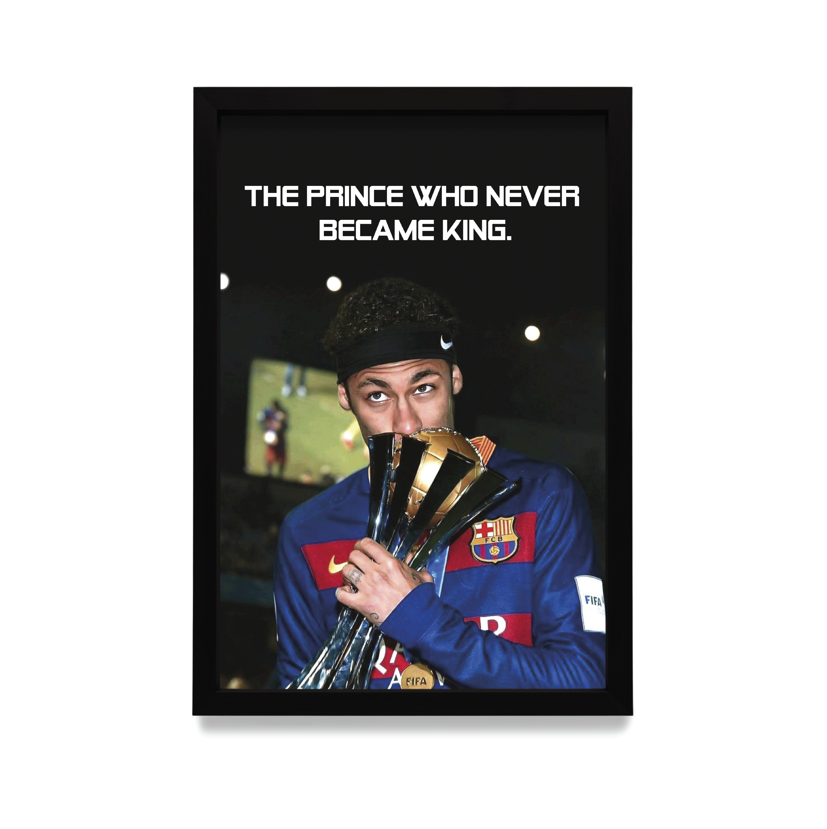 Plakat Neymar w czarnej ramie