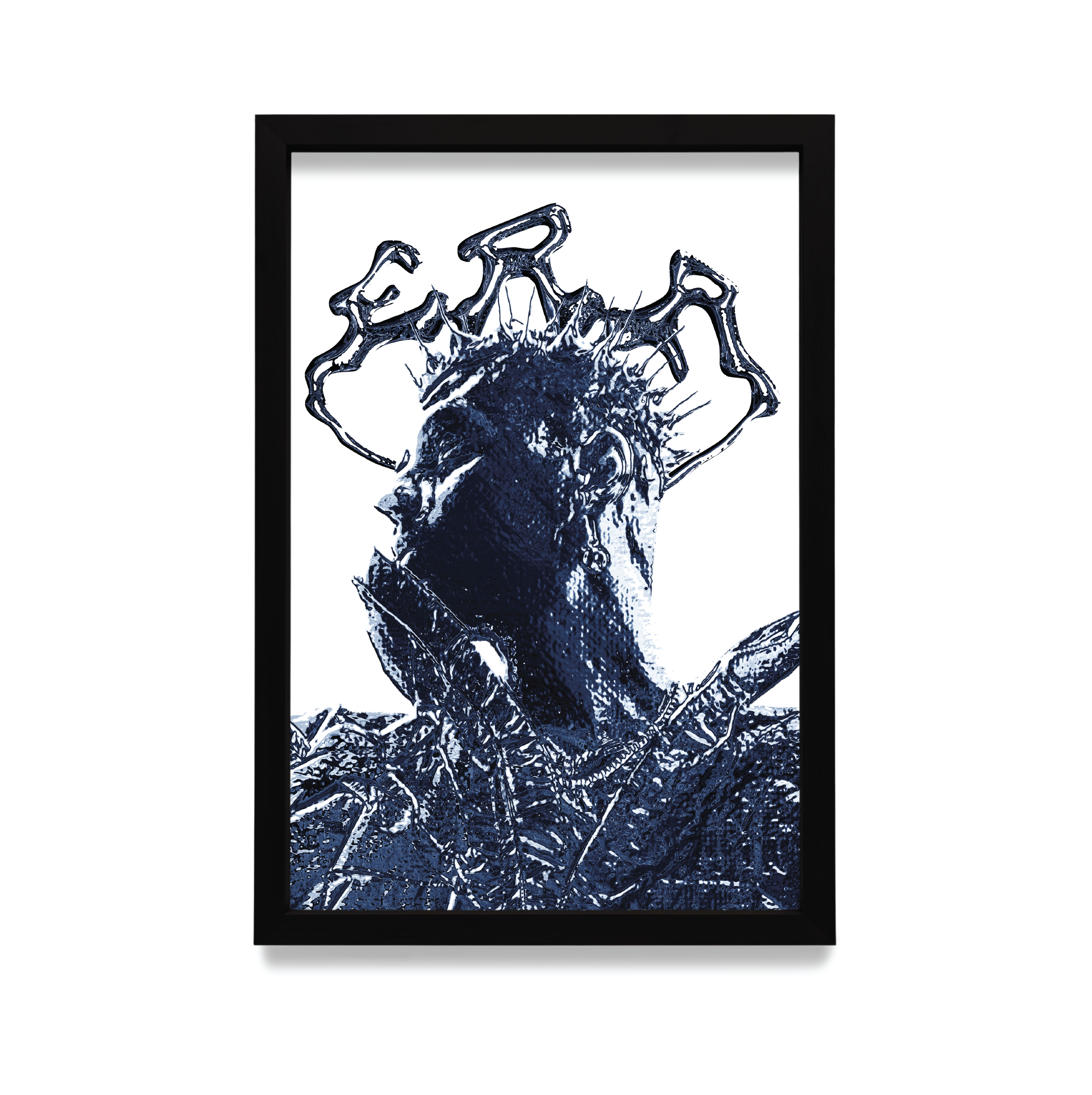 Plakat OKI47 w czarnej ramie